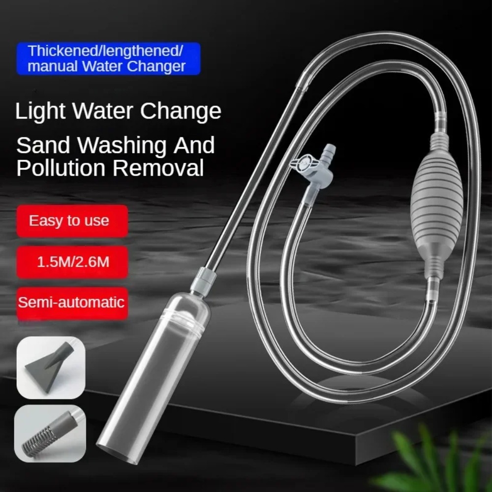Marine Aquarium Water Change - Aquarium Siphon Vacuum Cleaner Fish Tank