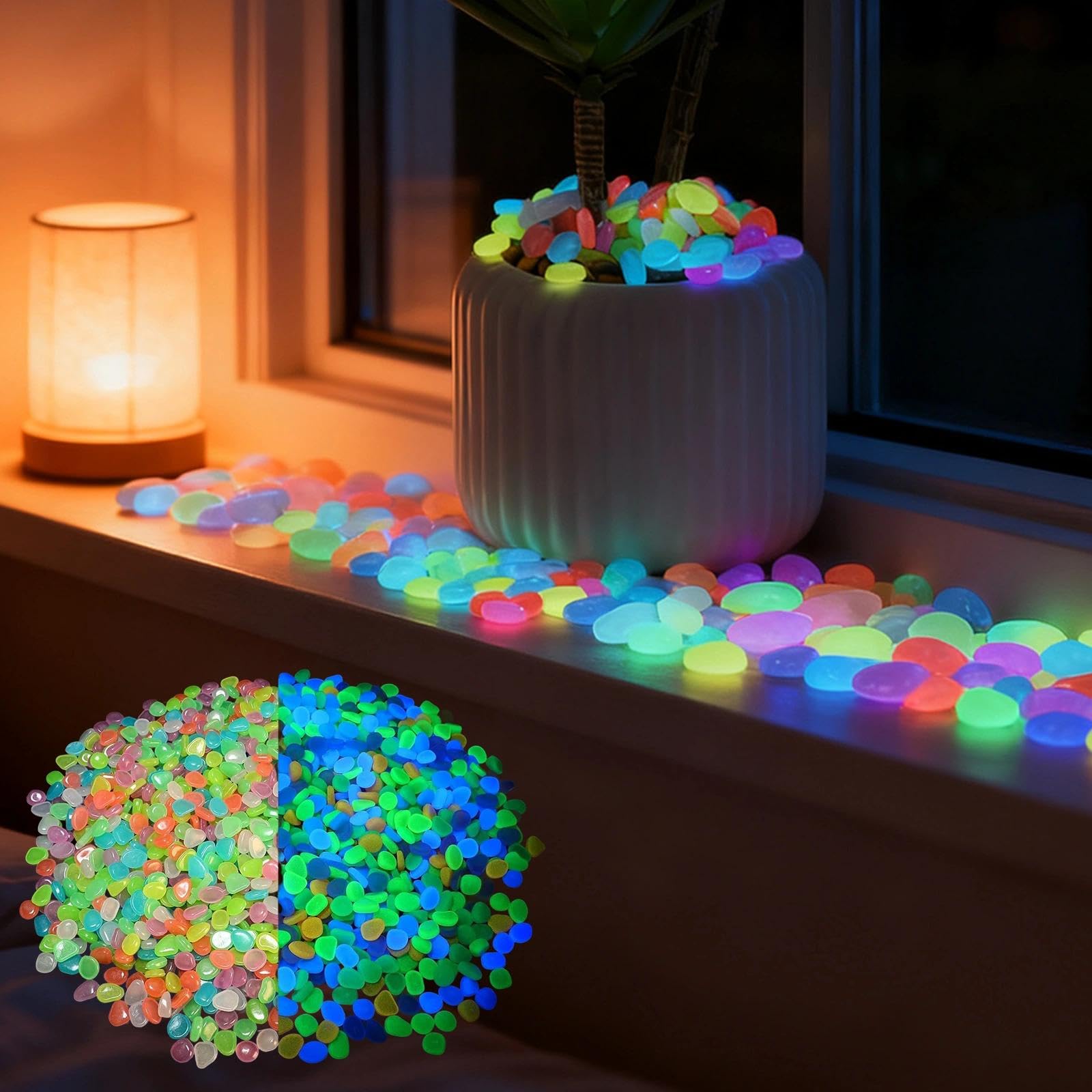 Aquarium Marine Stone - Potted Plants Glow In The Dark