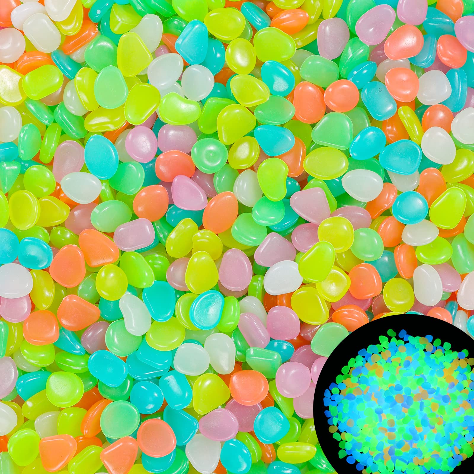 Marine Aquarium Tanks - 100Pcs Glow in the Dark Garden