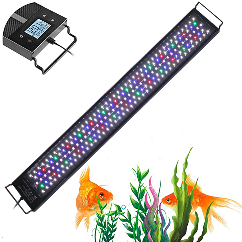 Marine Aquarium Led Lights - Programmable 8 Colors Auto On Off