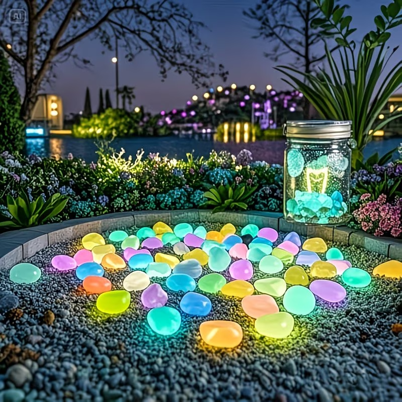 300PCS Luminous Pebble Set,0.9 - Aquarium Marine Stone のレビューと価格
