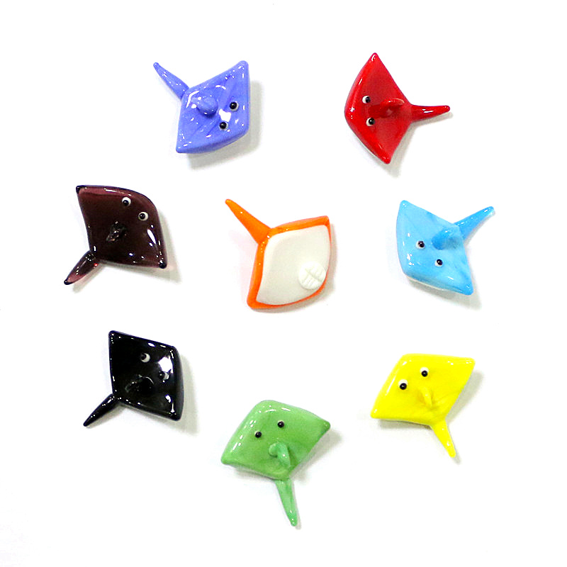 2pcs Mini Glass Manta Ray Pend - Marine Aquarium Japan のレビューと価格