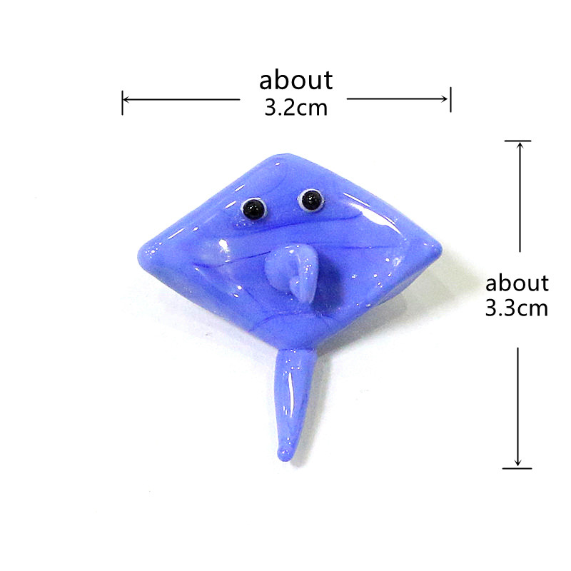 2pcs Mini Glass Manta Ray Pend - Marine Aquarium Japan のレビューと価格