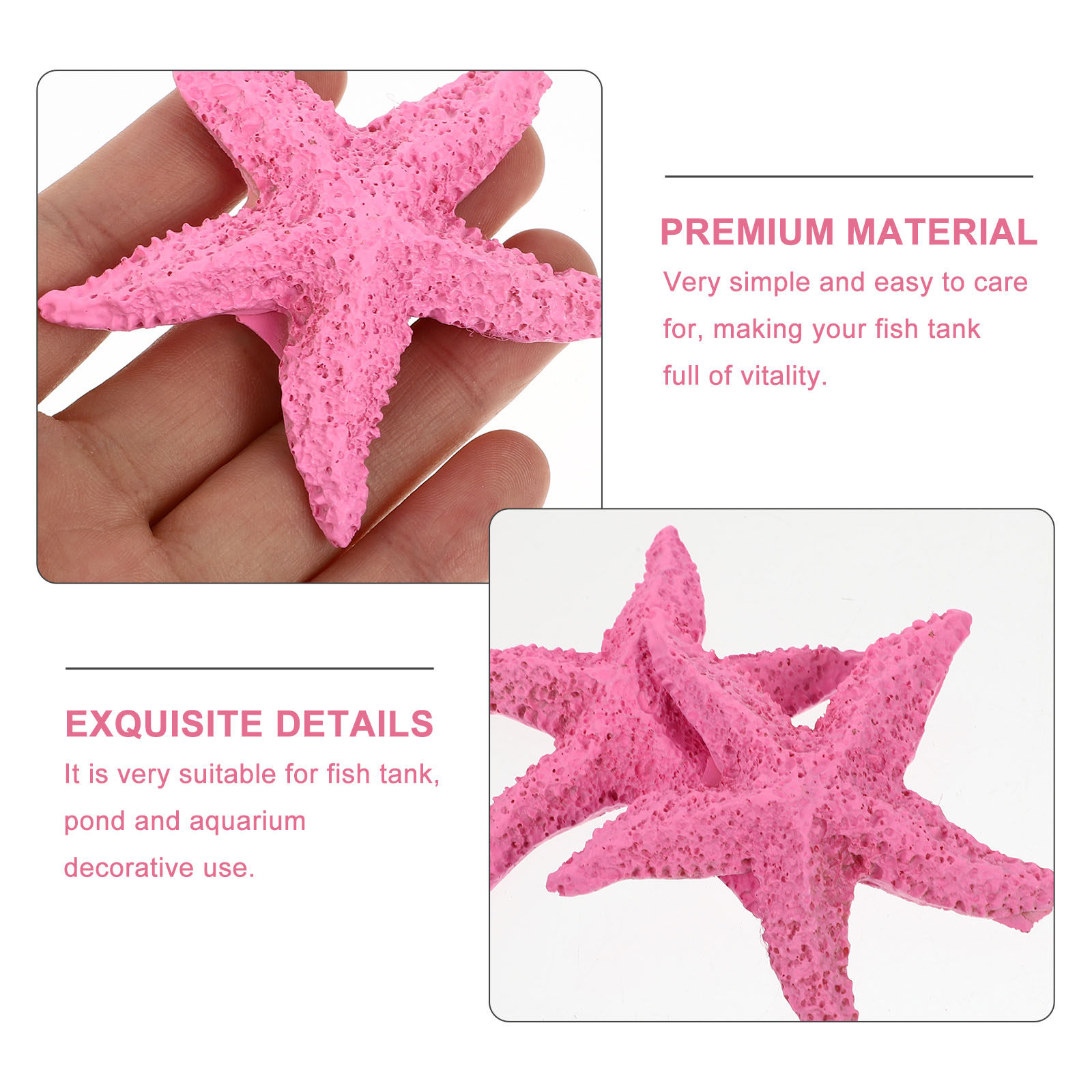 2Pcs Marine Animals Ornament R - Marine Life Aquariums のレビューと価格