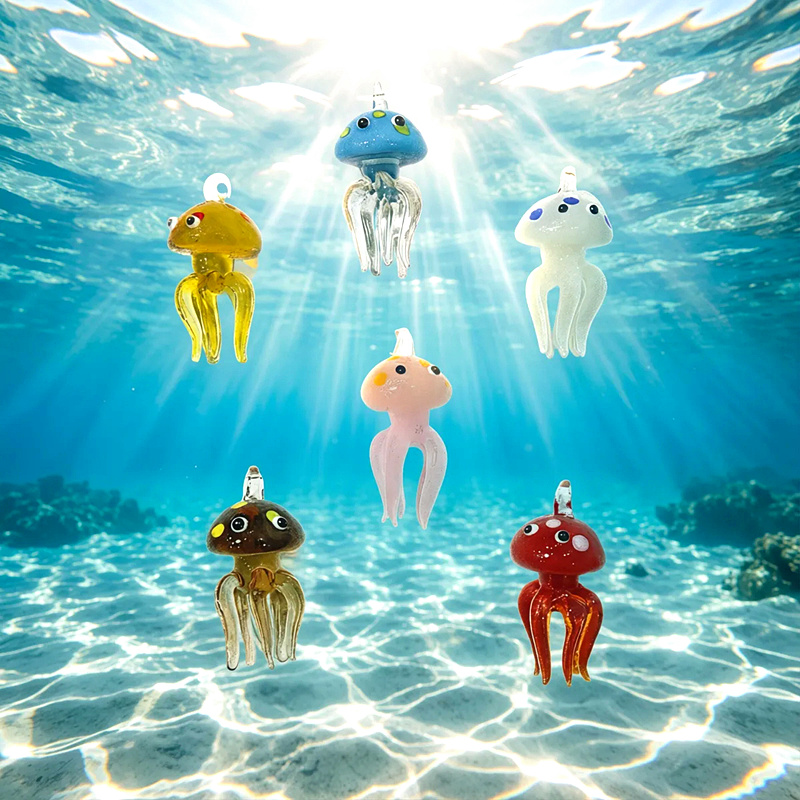 Colorful Mini Jellyfish Glass  - Marine Life Aquariums のレビューと価格