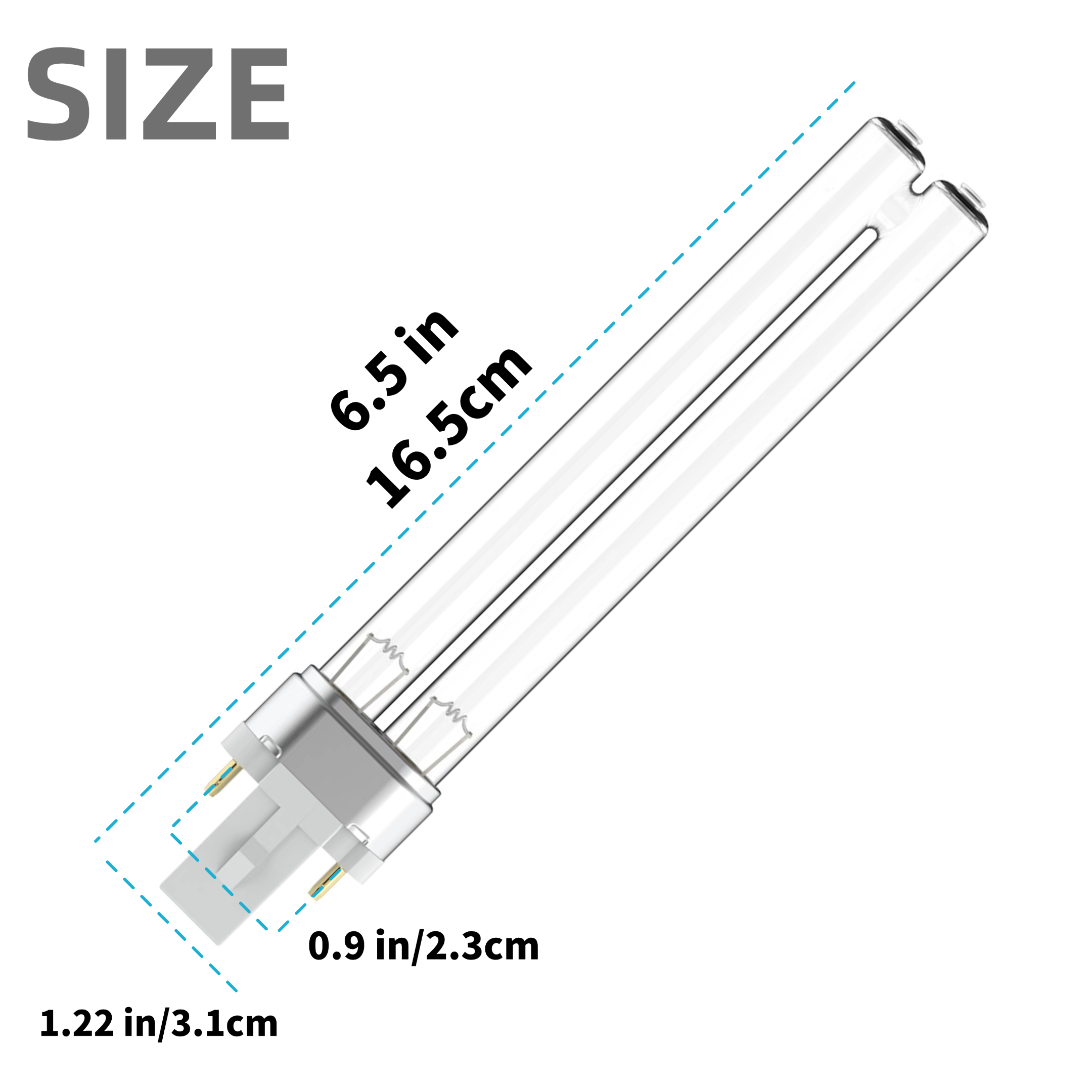 UV Light Bulb 2 x 9w G23 UV la - Marine Aquarium Uv のレビューと価格