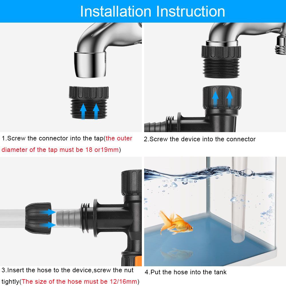 Bucket-Free Aquarium Water Cha - Marine Aquarium Water Change のレビューと価格