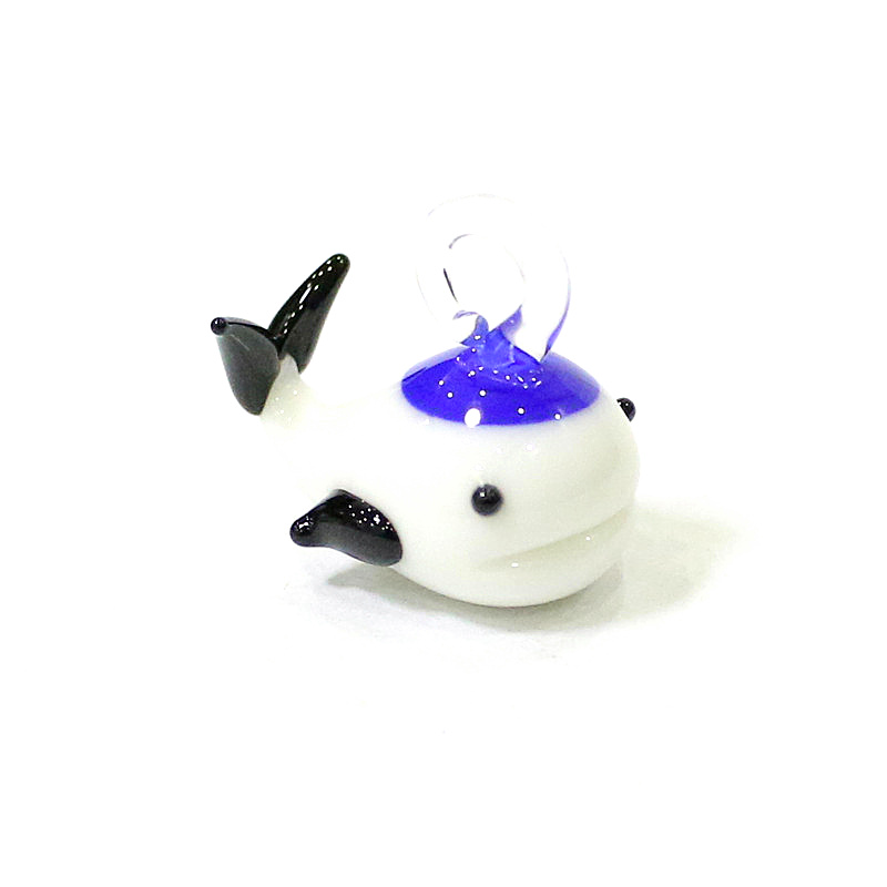 Mini Glass Whale Pendant Cute  - Marine Aquarium Japan のレビューと価格