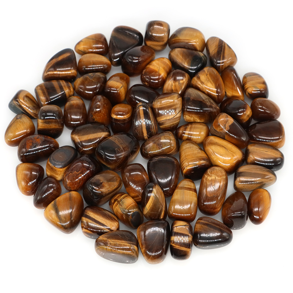 Natural Tiger Eye Tumbled Ston - Aquarium Marine Stone のレビューと価格