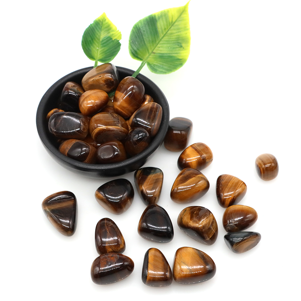 Natural Tiger Eye Tumbled Ston - Aquarium Marine Stone のレビューと価格