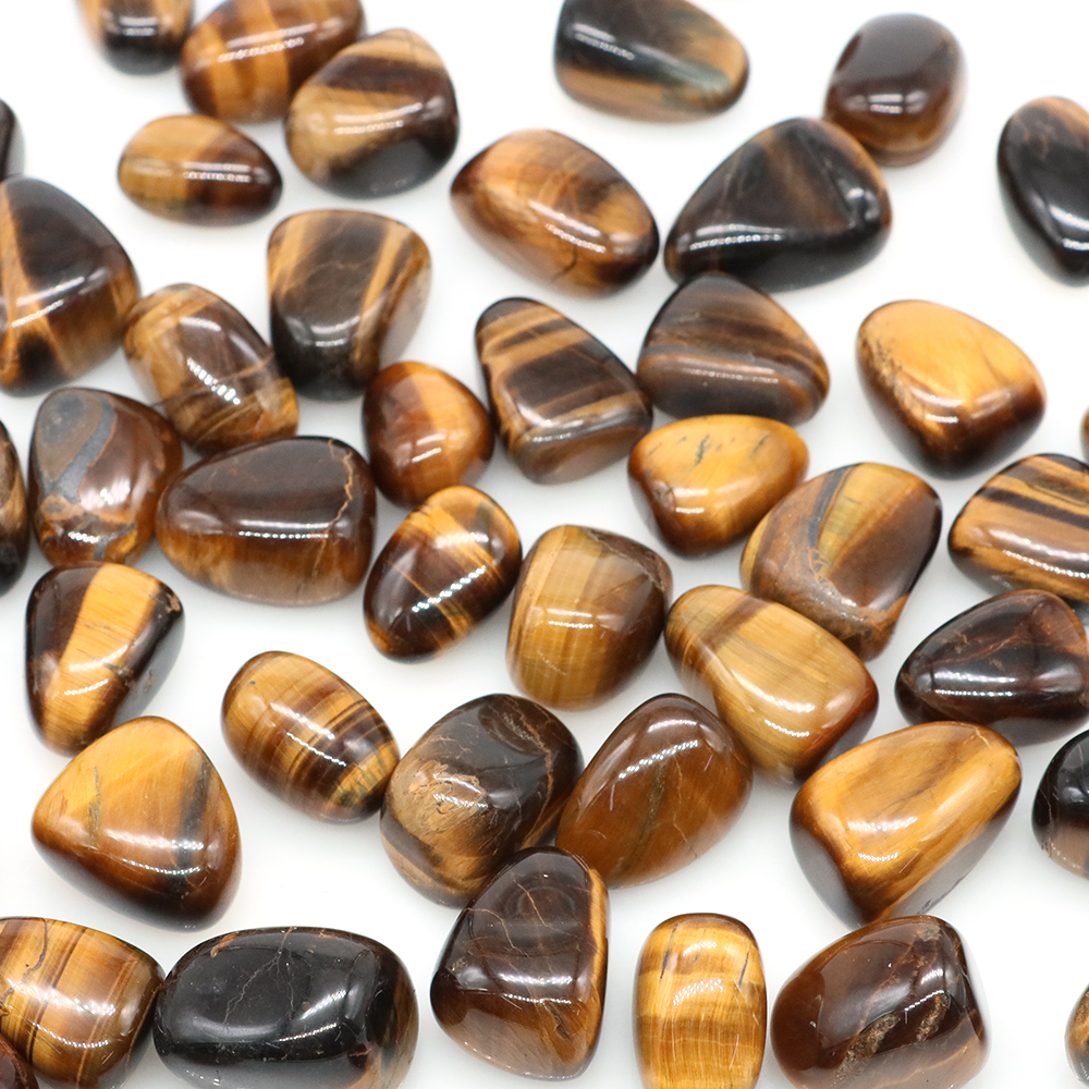 Natural Tiger Eye Tumbled Ston - Aquarium Marine Stone のレビューと価格