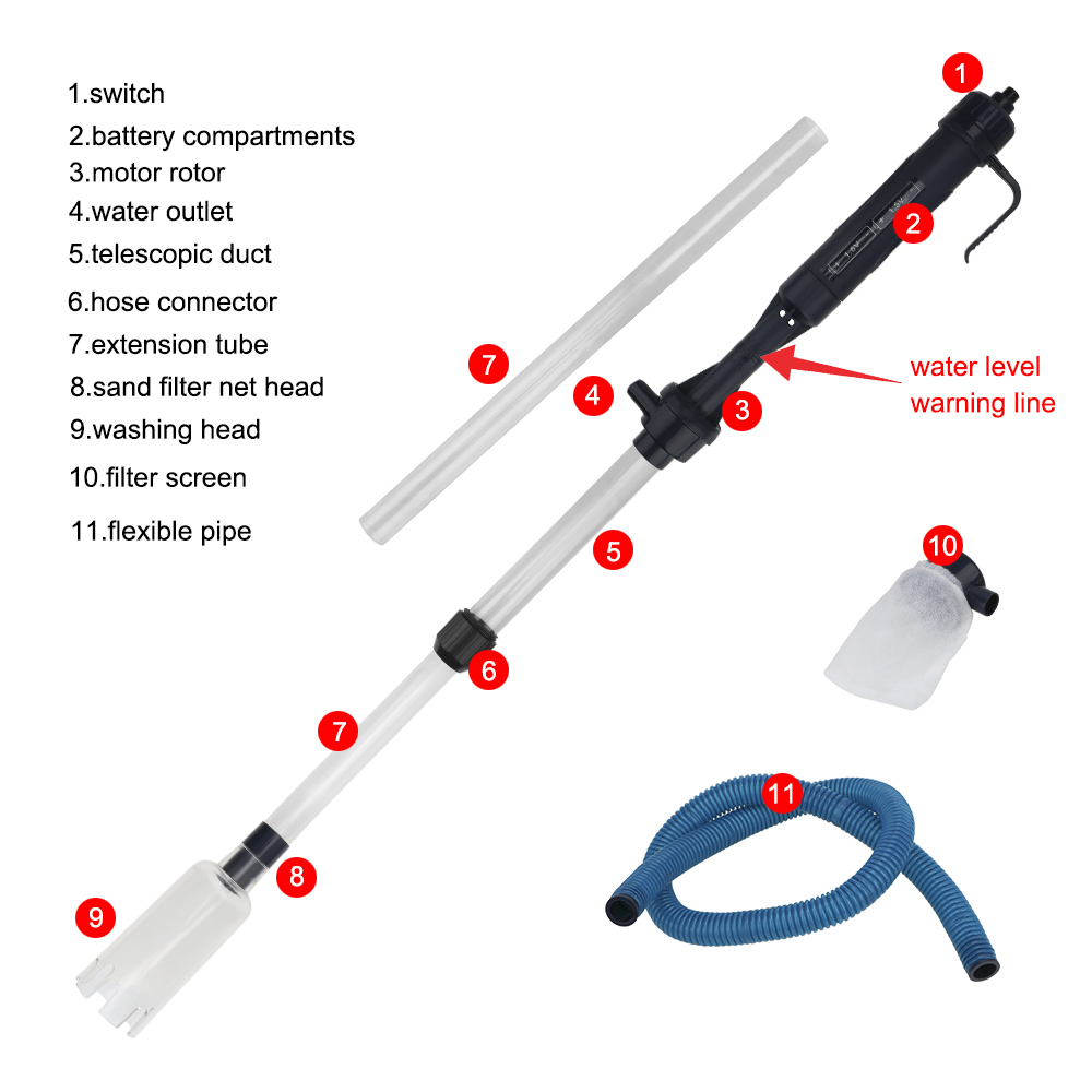 Electric Water Change Pump Gra - Marine Aquarium Water Change のレビューと価格