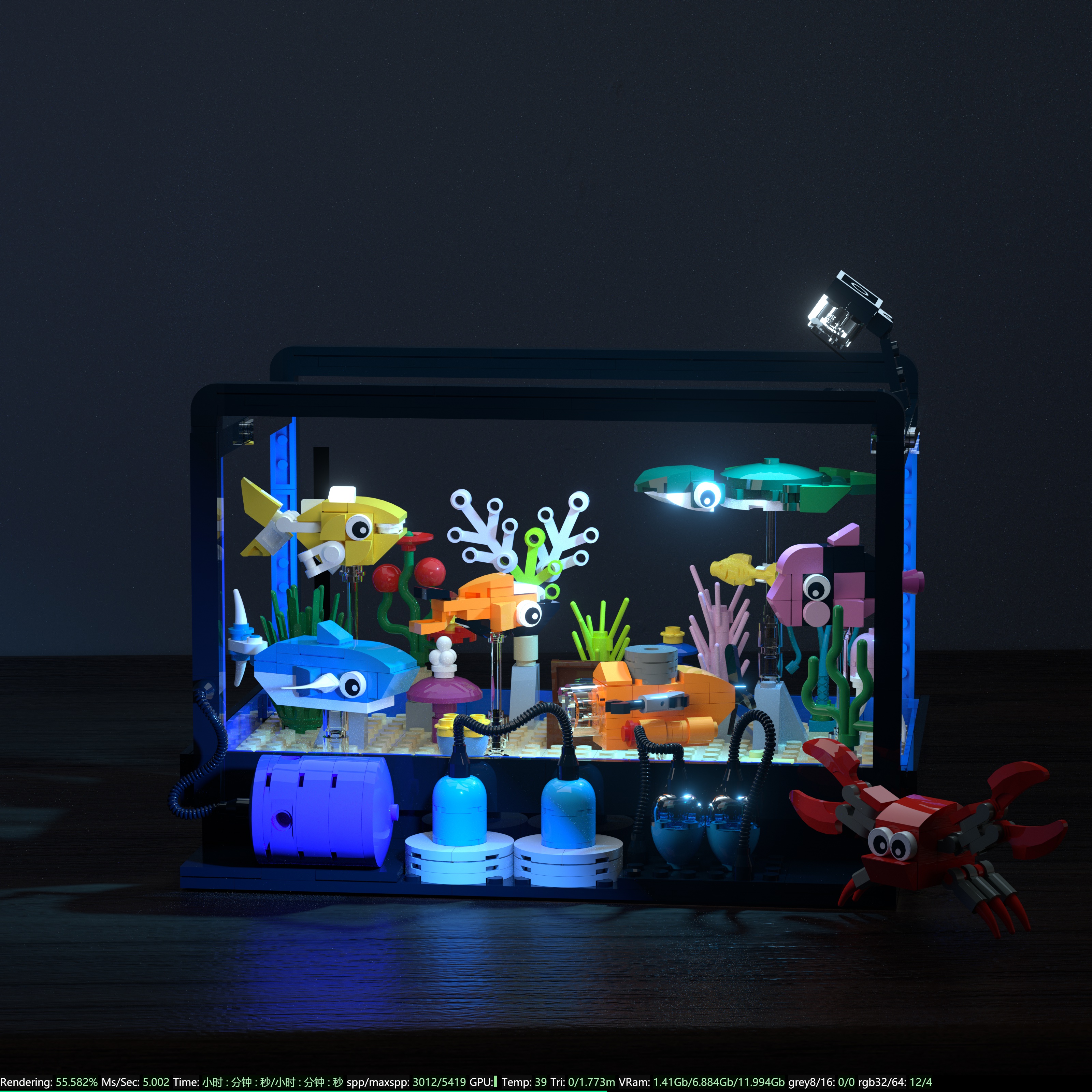 Fish Tank Building Block Set,  - Marine Life Aquariums のレビューと価格