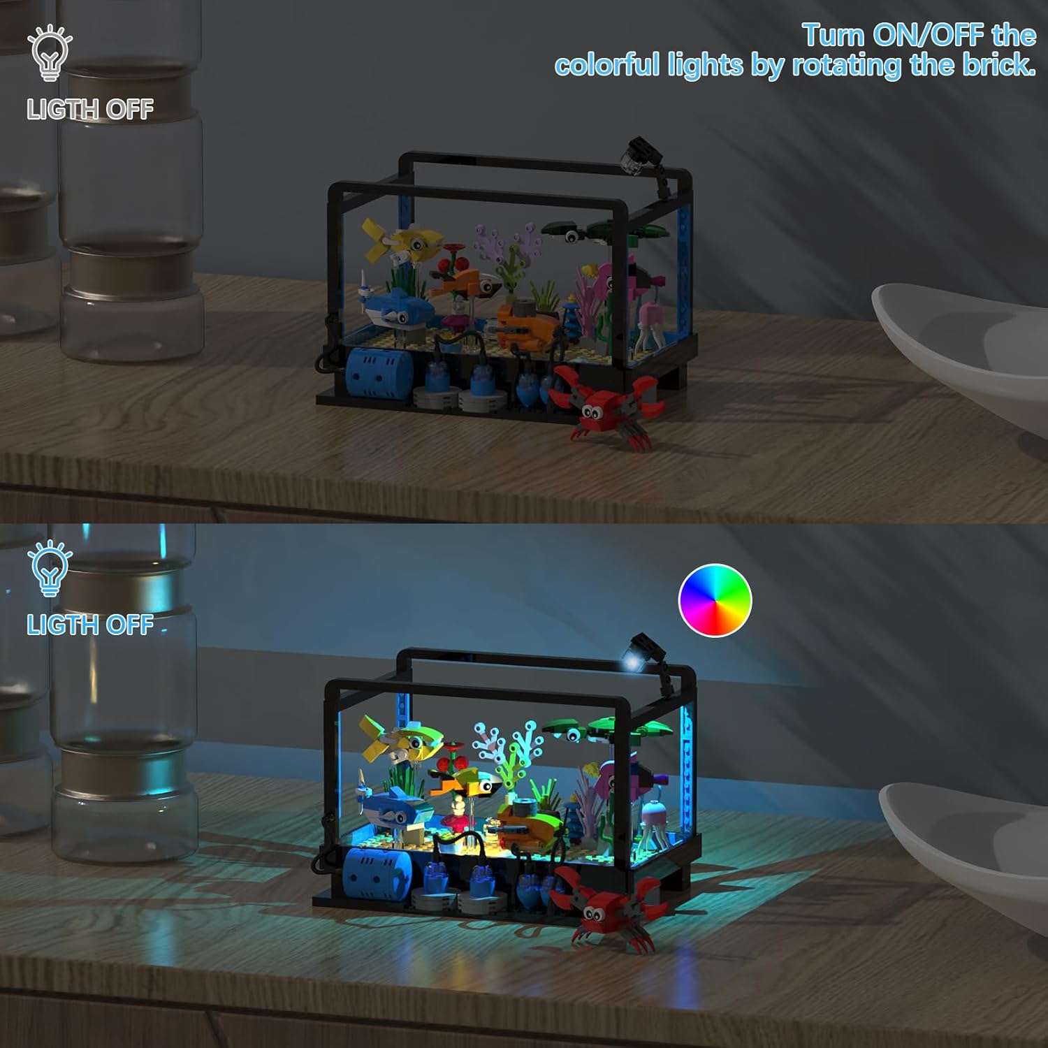 Fish Tank Building Block Set,  - Marine Life Aquariums のレビューと価格