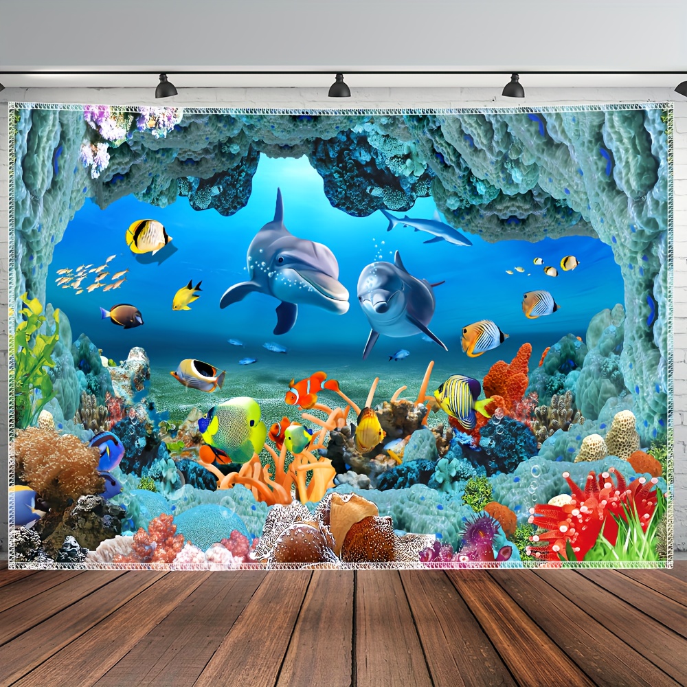 Underwater Coral Reef Dolphin  - Marine Life Aquariums のレビューと価格