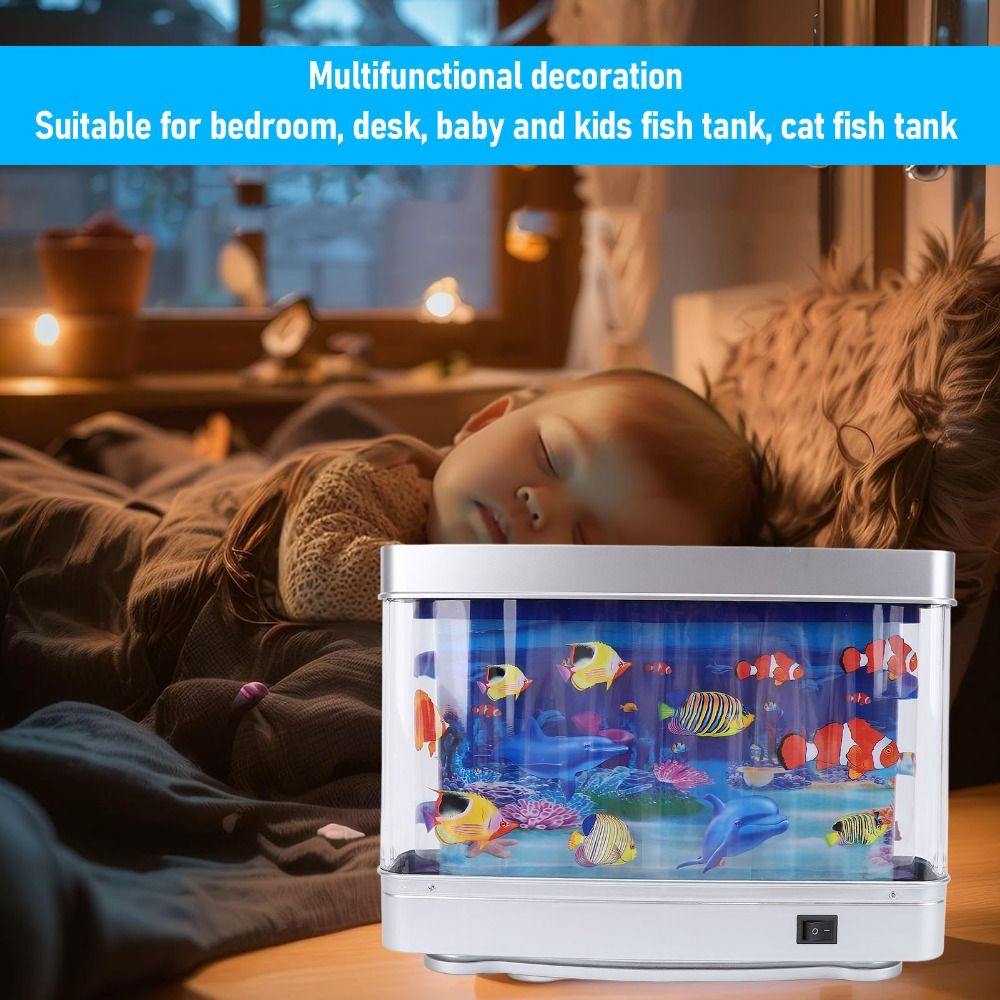 Decorative LED Fake Fish Tank  - Marine Life Aquariums のレビューと価格