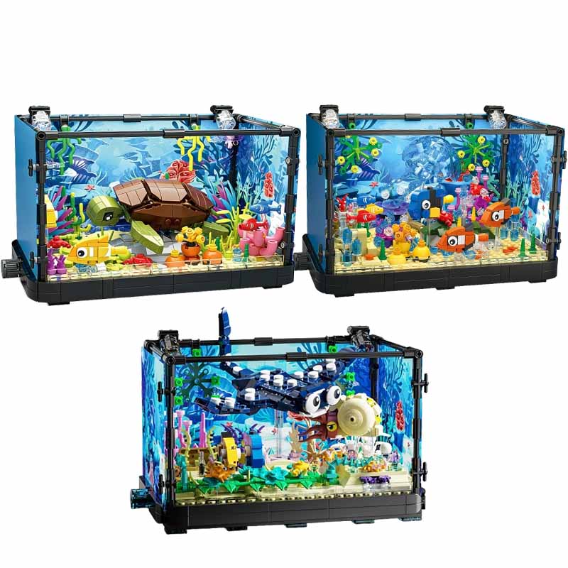 Fish Tank Building Block Set w - Marine Aquarium & Regional Centre のレビューと価格