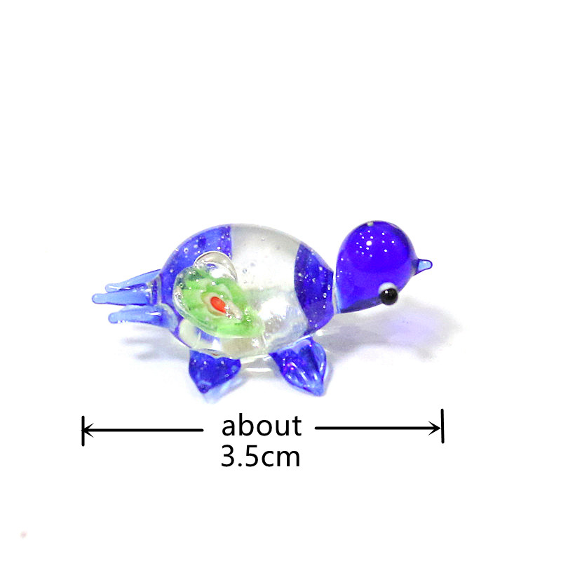1pc Mini Glass Turtle Figurine - Marine Aquarium Japan のレビューと価格