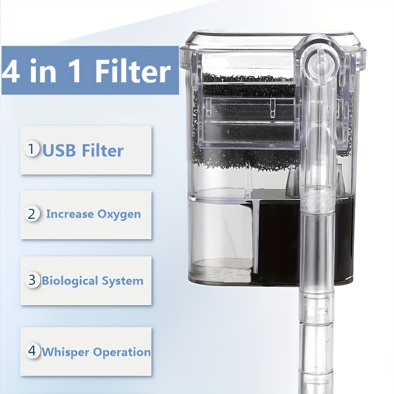 2.5W DC 5V Wall-hanging Filter - Marine Aquarium Overflow のレビューと価格