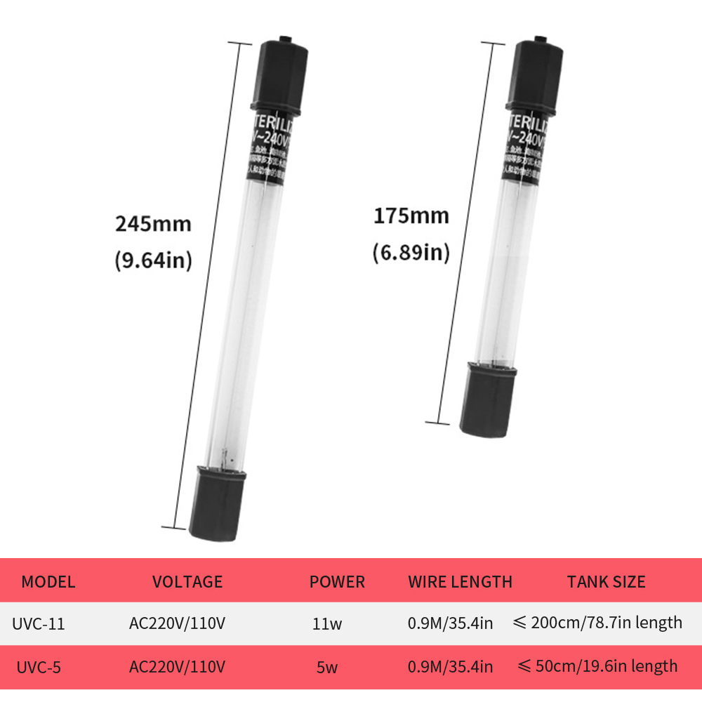 5W/11W Aquarium Clean Light UV - Marine Aquarium Uv のレビューと価格