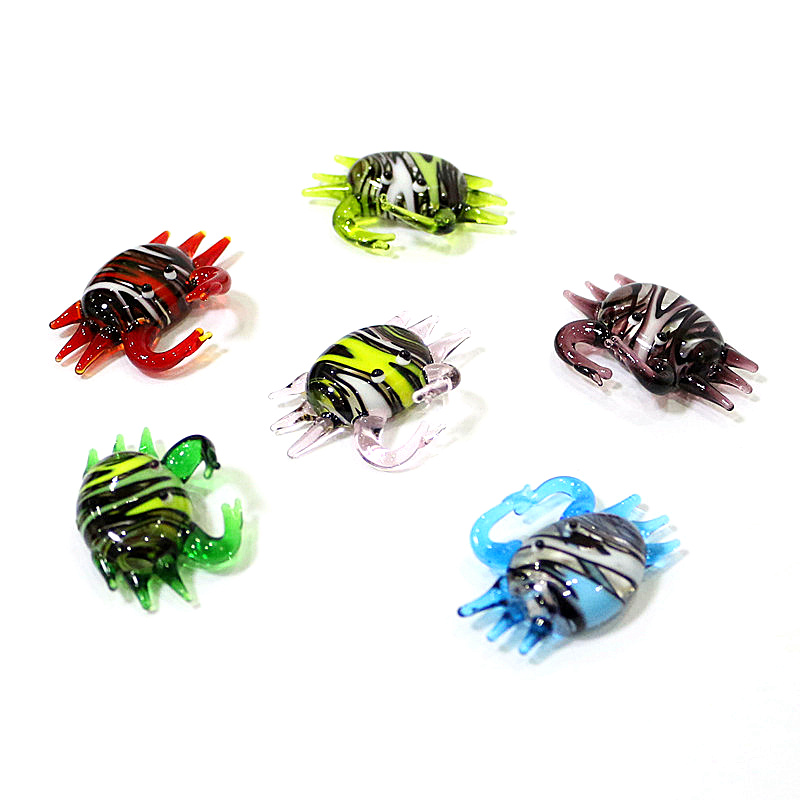 Handmade Cute Mini Glass Crab  - Marine Aquarium Japan のレビューと価格