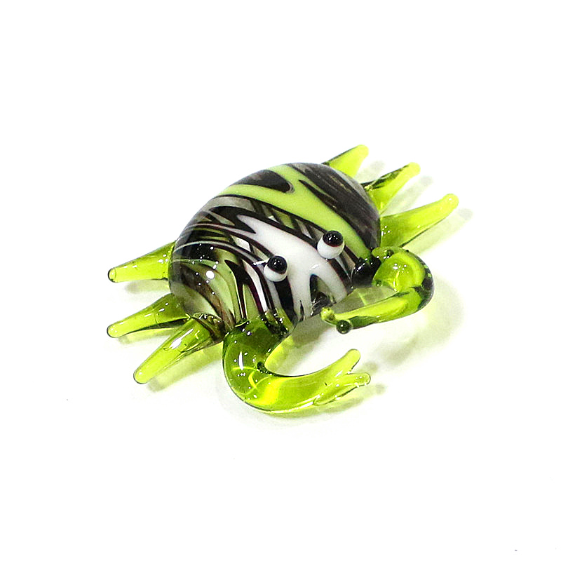 Handmade Cute Mini Glass Crab  - Marine Aquarium Japan のレビューと価格