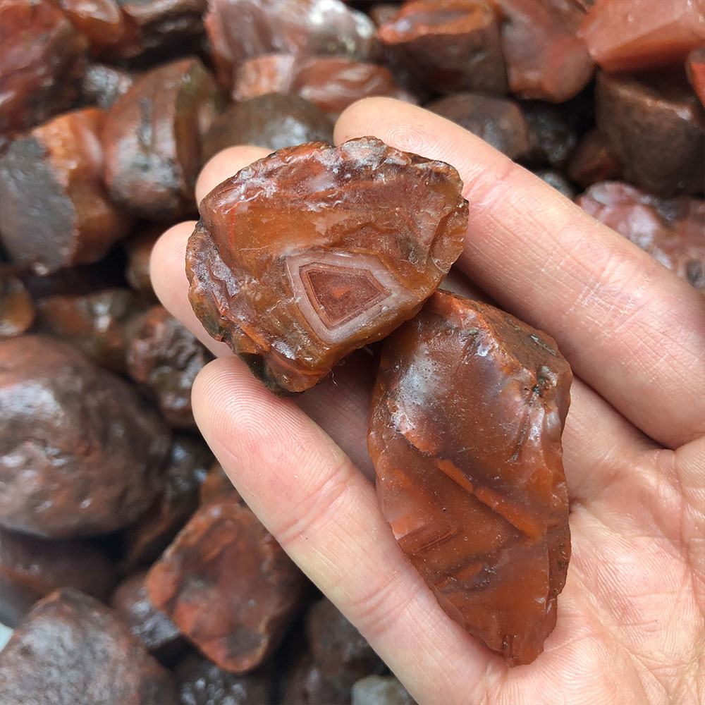 1pc Random Rough Raw Carnelian - Aquarium Marine Stone のレビューと価格