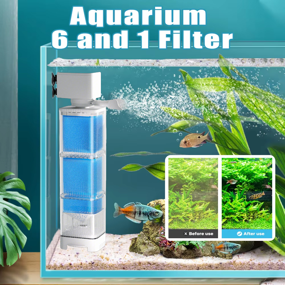 Aquarium Filter Pump Fish Tank - Marine Aquarium Overflow のレビューと価格