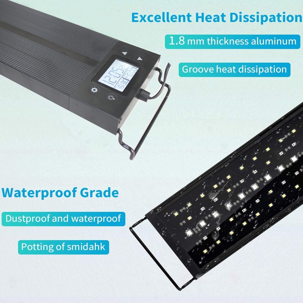 Programmable 8 Colors Auto On  - Marine Aquarium Led Lights のレビューと価格